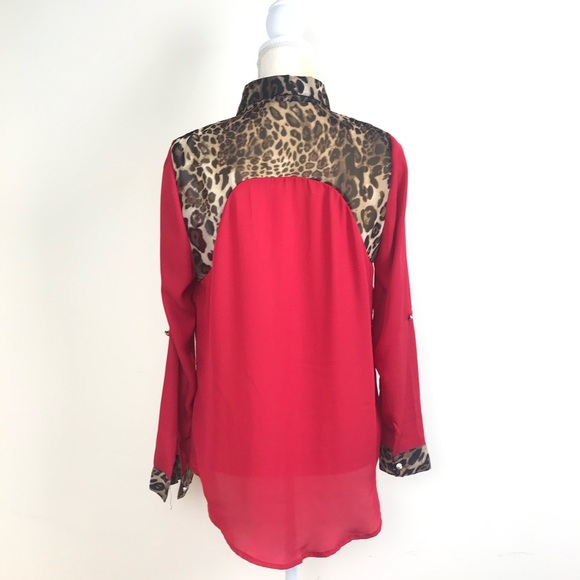 Day & Night | Sheer Button Down Shirt - Picture 5 of 11